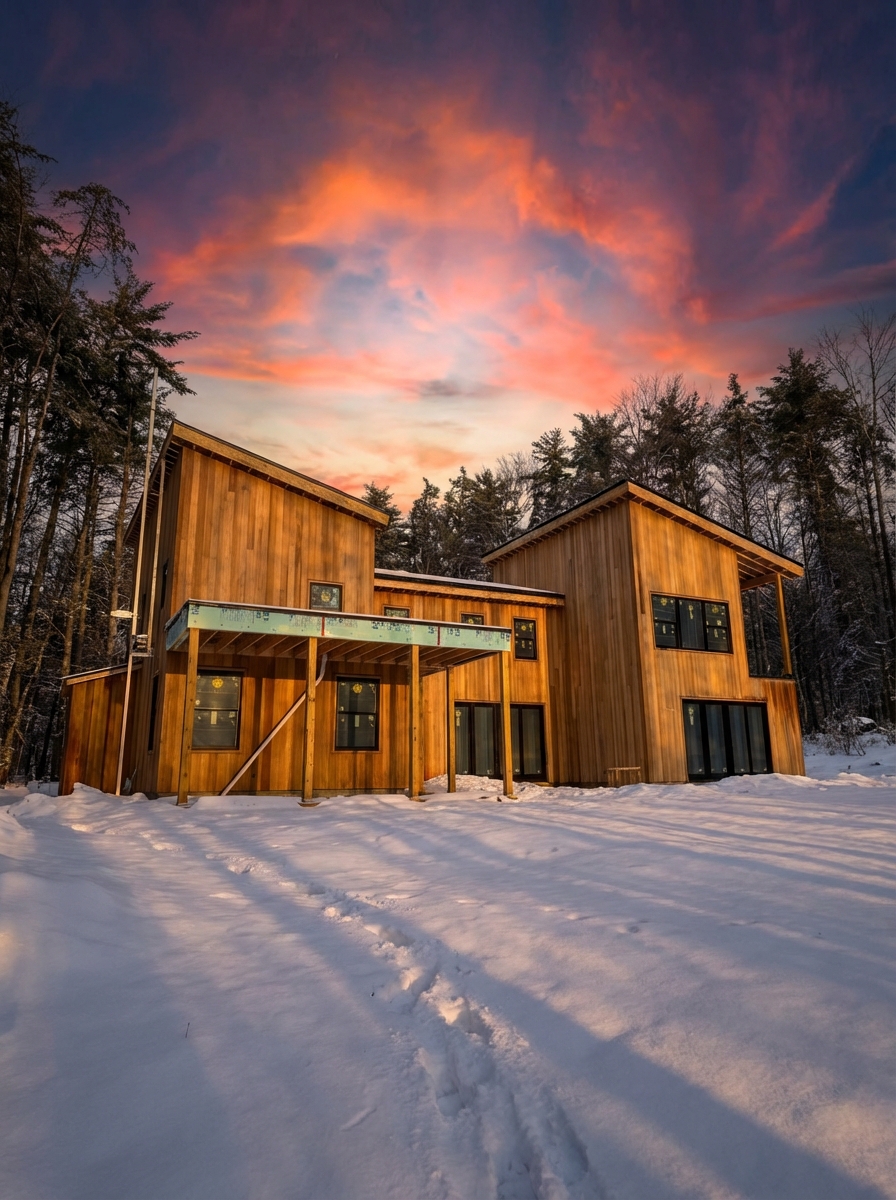 Custom home built by Cedar Development Group in the Catskills